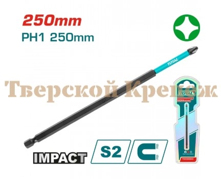 Бита отверточная TOTAL PH-1 250 мм 1 шт