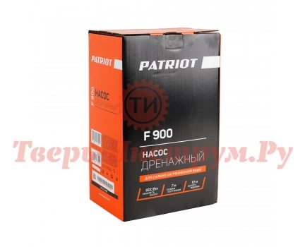 Насос дренажный для грязной воды PATRIOT F900