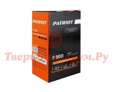 Насос дренажный для грязной воды PATRIOT F900i Насос дренажный для грязной воды PATRIOT F900i