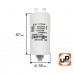 Конденсатор CBB60 8.0 μF 450V, Клеммы, М8