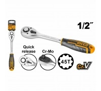 Вороток трещоточный INGCO 1/2" INDUSTRIAL