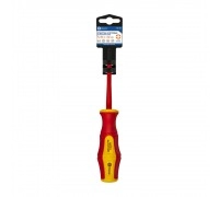 Отвертка диэлектрическая КОБАЛЬТ Ultra Grip FL/PZ-1 80 мм