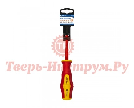 Отвертка диэлектрическая КОБАЛЬТ Ultra Grip FL/PZ-1 80 мм Отвертка диэлектрическая КОБАЛЬТ Ultra Grip FL/PZ-1 80 мм