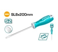 Отвёртка плоская TOTAL SL-8.0 200 мм