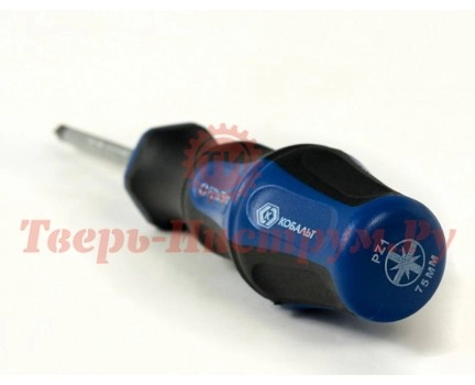 Отвёртка крестовая КОБАЛЬТ ULTRA GRIP PZ-1х75 мм Отвёртка крестовая КОБАЛЬТ ULTRA GRIP PZ-1х75 мм
