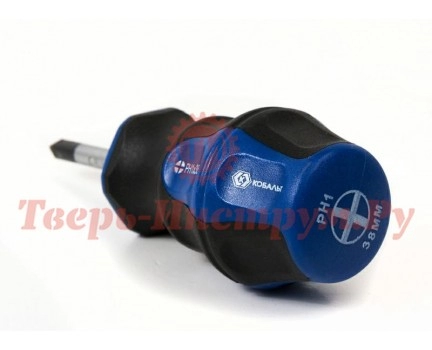 Отвёртка крестовая КОБАЛЬТ ULTRA GRIP PH-1х38 мм Отвёртка крестовая КОБАЛЬТ ULTRA GRIP PH-1х38 мм