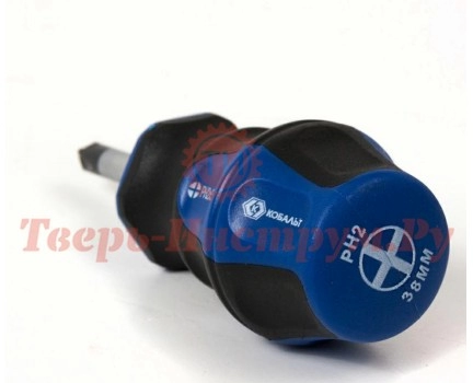 Отвёртка крестовая КОБАЛЬТ ULTRA GRIP PH-2х38 мм Отвёртка крестовая КОБАЛЬТ ULTRA GRIP PH-2х38 мм