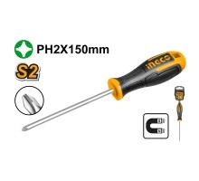 Отвертка крестовая INGCO PH2 x 150