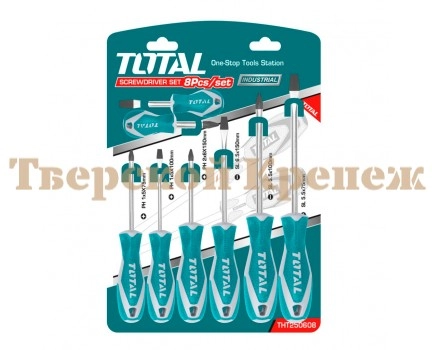 Набор отверток TOTAL  8 шт