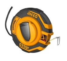 Рулетка геодезическая стальная лента INGCO 30 м