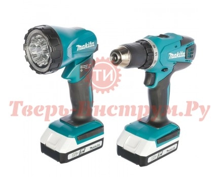 Аккумуляторная дрель шуруповерт MAKITA DF457DWLE Аккумуляторная дрель шуруповерт MAKITA DF457DWLE