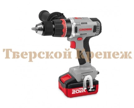 Аккумуляторная дрель шуруповерт CROWN CT21090HMX-4 BMC Аккумуляторная дрель шуруповерт CROWN CT21090HMX-4 BMC
