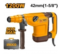 Перфоратор SDS MAX INGCO 10 Дж, 1200 Вт, мак 42 мм