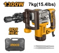 Отбойный молоток INGCO 1300 Вт 20 Дж HEX 30