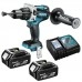 Аккумуляторная ударная дрель шуруповерт MAKITA DHP481RTE