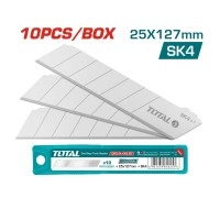 Лезвия сменные для ножа TOTAL 25x127 мм 10 шт