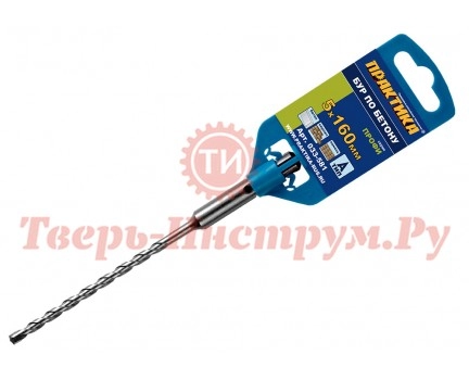 Бур для перфоратора ПРАКТИКА SDS plus 5х160 Бур для перфоратора ПРАКТИКА SDS plus 5х160