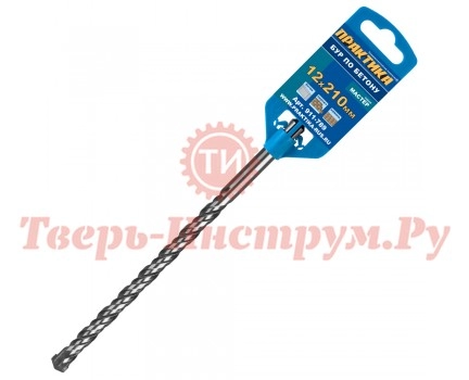 Бур для перфоратора ПРАКТИКА МАСТЕР SDS PLUS 12х210 Бур для перфоратора ПРАКТИКА МАСТЕР SDS PLUS 12х210