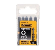 Биты ударные DEWALT IMPACT Torsion PZ3 50 мм 5 шт