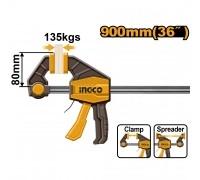 Струбцина быстрозажимная INGCO 80х900 мм
