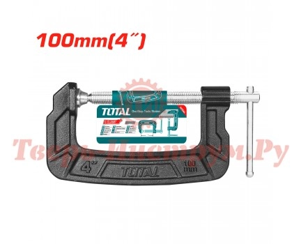 Струбцина G-образная TOTAL 100 мм Струбцина G-образная TOTAL 100 мм