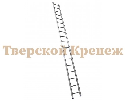 Лестница односекционная ALUMET 18 ступеней Лестница односекционная ALUMET 18 ступеней