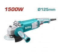 Угловая шлифмашина TOTAL 125-1500 вт