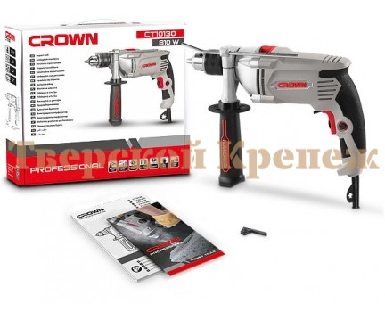 Дрель ударная CROWN 13-810У Дрель ударная CROWN 13-810У