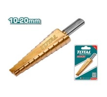 Сверло ступенчатое TOTAL HSS 10-20 шаг 1 мм