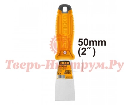 Шпатель штукатурный INGCO 50 мм STANDART Шпатель штукатурный INGCO 50 мм STANDART