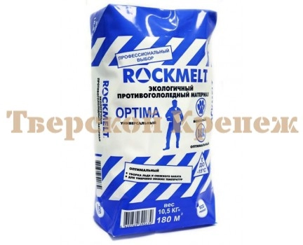 Противогололедный реагент ROCKMELT OPTIMA 10 кг Противогололедный реагент ROCKMELT OPTIMA 10 кг