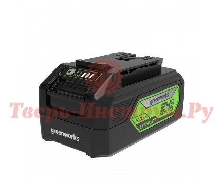 Аккумулятор GREENWORKS G24B4 24Вх4.0А USB Аккумулятор GREENWORKS G24B4 24Вх4.0А USB