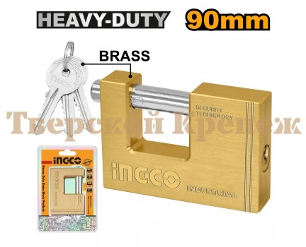 Замок навесной INGCO 90 мм INDUSTRIAL Замок навесной INGCO 90 мм INDUSTRIAL