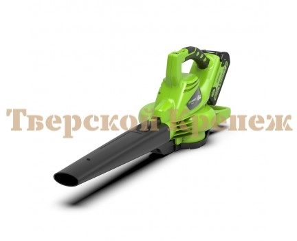 Воздуходувка аккумуляторная GREENWORKS GD40BVK4 Воздуходувка аккумуляторная GREENWORKS GD40BVK4