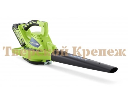 Воздуходувка аккумуляторная GREENWORKS GD40BVK4 Воздуходувка аккумуляторная GREENWORKS GD40BVK4
