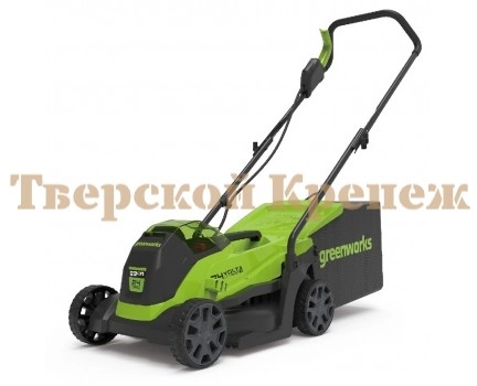 Газонокосилка аккумуляторная GREENWORKS GD24LM33K2 Газонокосилка аккумуляторная GREENWORKS GD24LM33K2