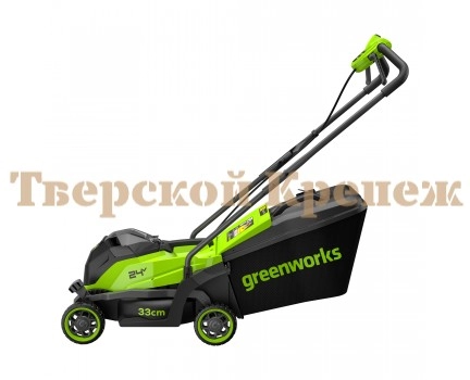 Газонокосилка аккумуляторная GREENWORKS GD24LM331 Газонокосилка аккумуляторная GREENWORKS GD24LM331