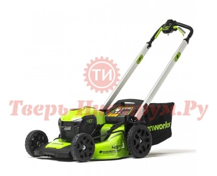Газонокосилка аккумуляторная GREENWORKS GD40LM48SP Газонокосилка аккумуляторная GREENWORKS GD40LM48SP