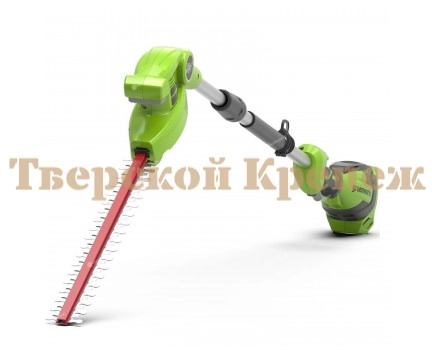 Аккумуляторный штанговый кусторез GREENWORKS G40PHA Аккумуляторный штанговый кусторез GREENWORKS G40PHA
