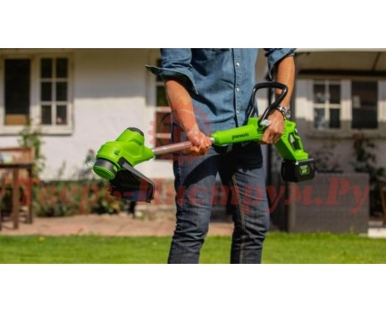 Триммер аккумуляторный GREENWORKS G24LT28 Триммер аккумуляторный GREENWORKS G24LT28