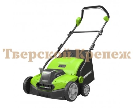 Аэратор газона аккумуляторный GREENWORKS GD40SC36 Аэратор газона аккумуляторный GREENWORKS GD40SC36