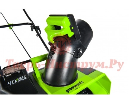 Снегоуборочник аккумуляторный GREENWORKS GD40SBK4 Снегоуборочник аккумуляторный GREENWORKS GD40SBK4