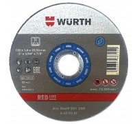 Круг отрезной по металлу WURTH 125х1.0х22