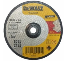 Круг отрезной по металлу DEWALT 230x22х3.0 мм