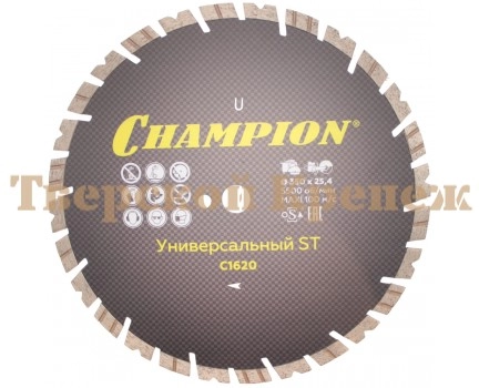 Диск алмазный CHAMPION ST 350х25.4 FAST GIPPER Диск алмазный CHAMPION ST 350х25.4 FAST GIPPER