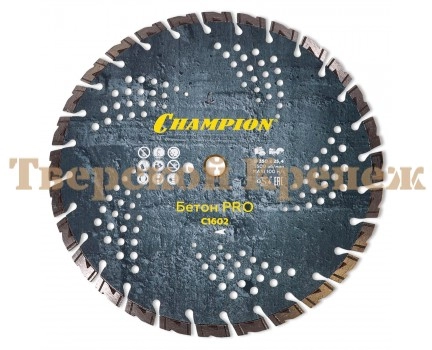 Диск алмазный CHAMPION PRO 350х25.4 HAVYCUT Диск алмазный CHAMPION PRO 350х25.4 HAVYCUT