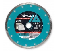 Диск алмазный несегментный METALLICA Optima 180x22 мм