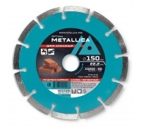 Диск алмазный сегментный METALLICA Optima 150x22 мм