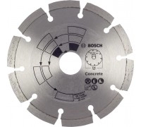 Диск алмазный сегментный BOSCH Concrete 115x22 мм