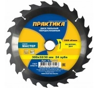 Диск пильный по дереву ПРАКТИКА 300х30/32 z24